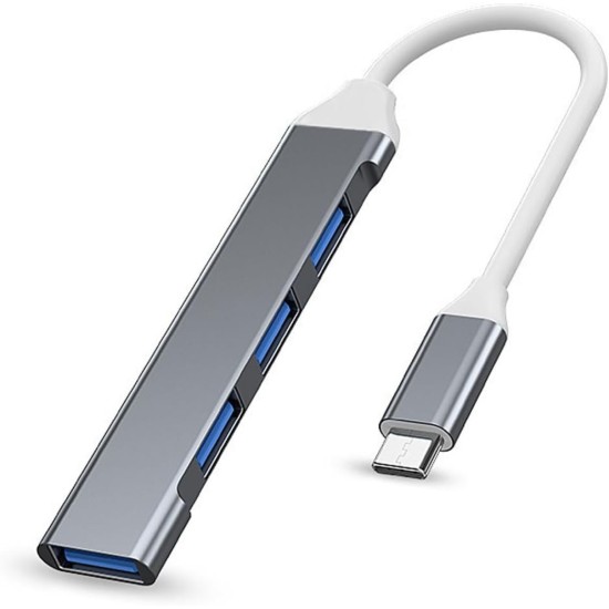 4 Port USB-C Hub, 4 x USB 3.0 Type-A (F) Ports, Plug and Play Installation