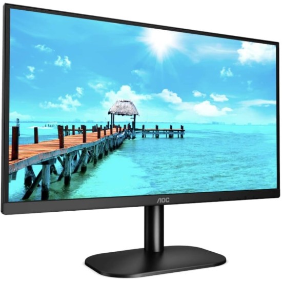 AOC 24B2XH - 24 Inch FHD Monitor,75Hz, IPS, 7ms, Low Blue Mode, Frameless Design