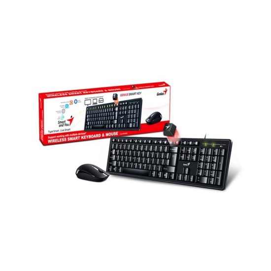 Genius KM-8200 Wireless Smart Keyboard and Mouse Combo Set