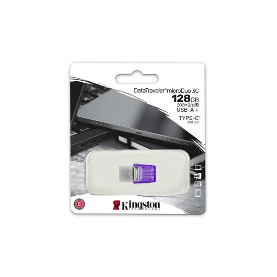 Kingston DataTraveler Micro Duo 3C 128GB USB 3.2 / USB-C