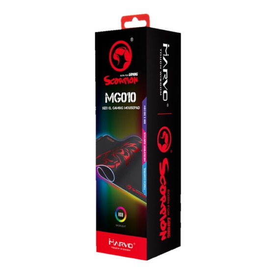 Marvo MG010 Gaming Mouse Pad, 7 colour LED with 3 RGB Effects, XL 800x310x4mm, 