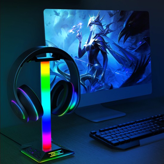 PiiFoxer RGB Strip Gaming Headset Stand