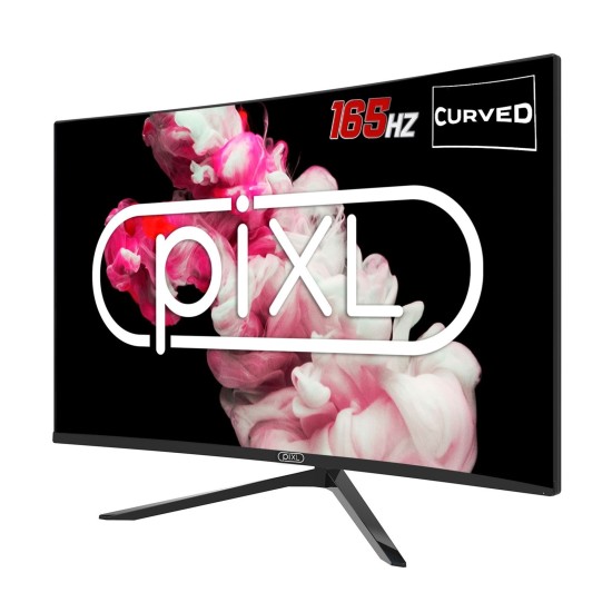 piXL CM27GF6D 27 Inch Curved Frameless Gaming Monitor, 165Hz, 6ms Response Time, HDR, Frameless